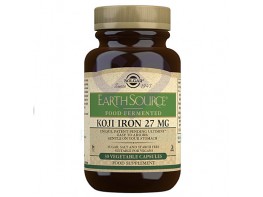 Imagen del producto Solgar Earth Source Koji Iron cápsulas vegetales 30 comprimidos