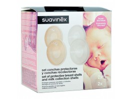 Imagen del producto Suavinex Set conchas protectoras + Recolectoras