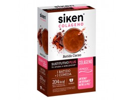 Imagen del producto Siken batido sustitutivo cacao y colágeno 6 sobres