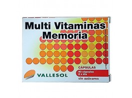 Imagen del producto Vallesol multivitaminas memoria 40 cápsulas