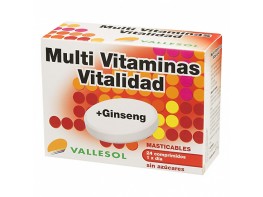 Imagen del producto Vallesol multivitaminas vitalidad ginseng 24 cápsulas