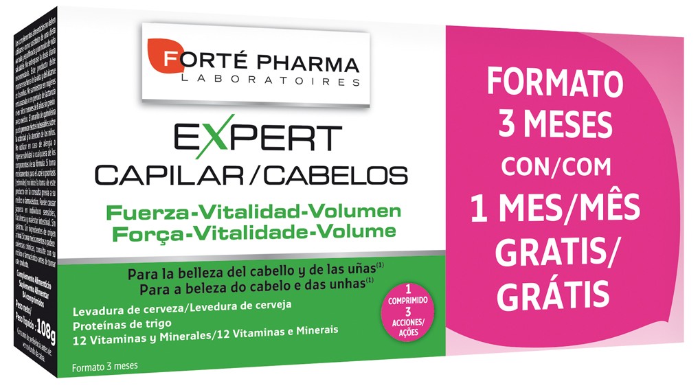 Forte Pharma Expert capilar pack 3x28 comprimidos