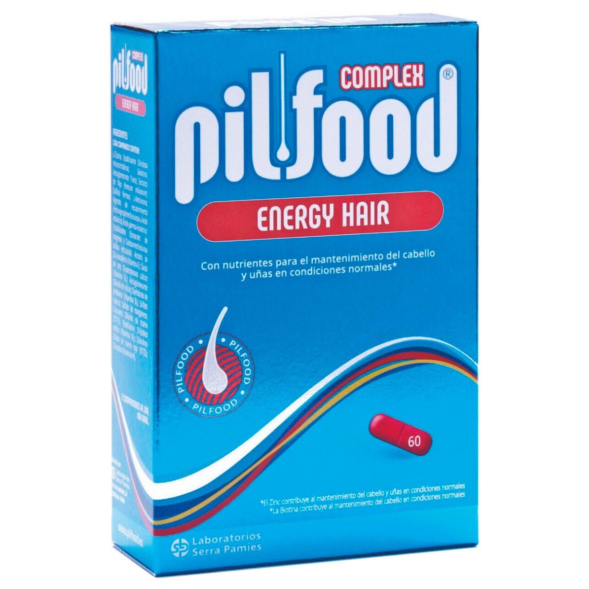 Pilfood complex energy 180 comprimidos hair