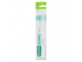 Gum Sonic Daily recambios para cepillo de dientes 2u