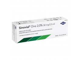 Sinovial One 2 % jeringa precargada + aguja 50mg/2,5ml